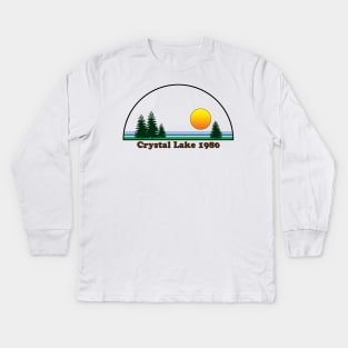 Crystal Lake 1980 Kids Long Sleeve T-Shirt